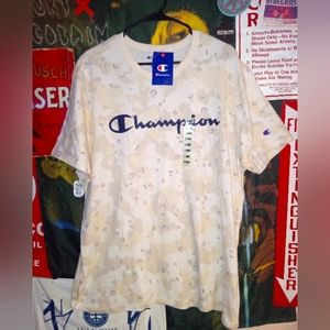 Champion Desert Camo Logo Tshirt Mens Size XL *NWT*